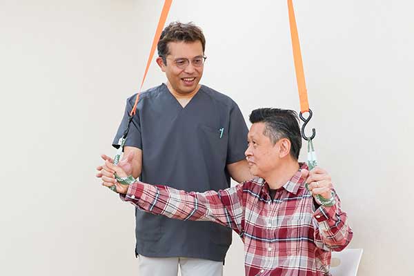 コード体操を行う患者様の画像