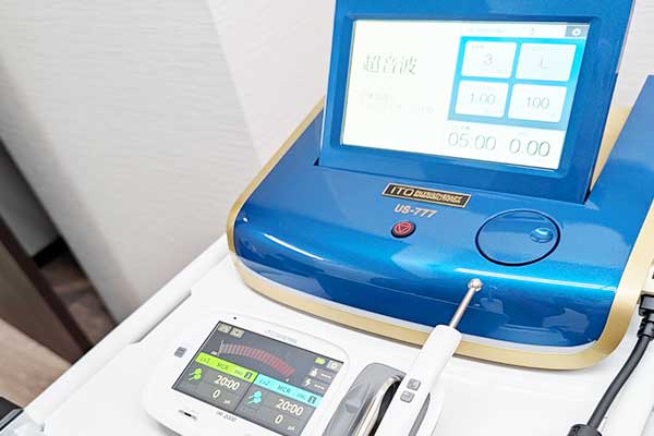 鍼灸治療の超音波医療器の画像
